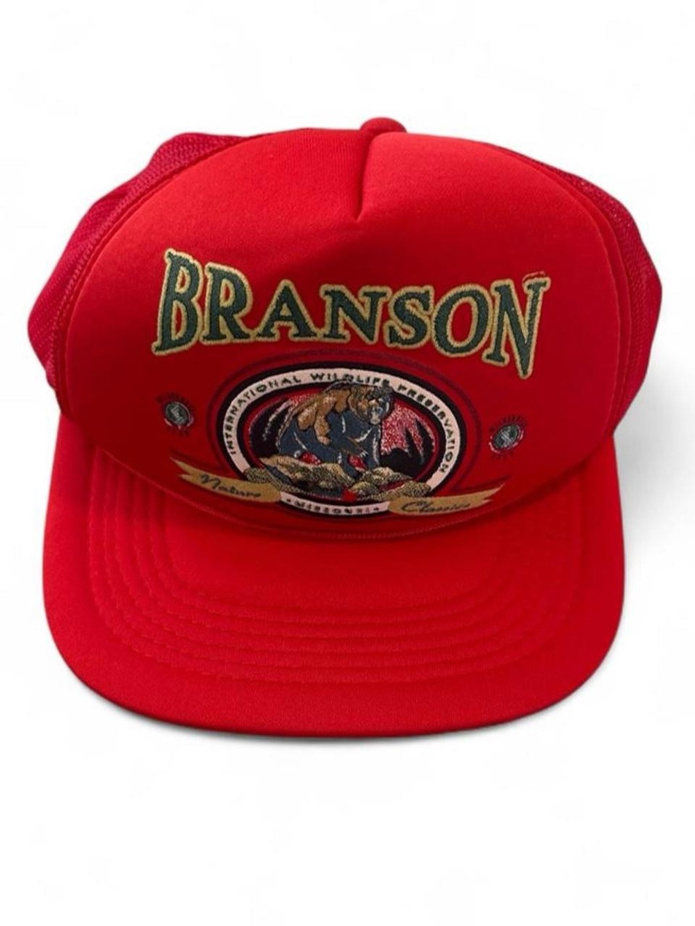 Vintage hat Red Branson trucker cap
